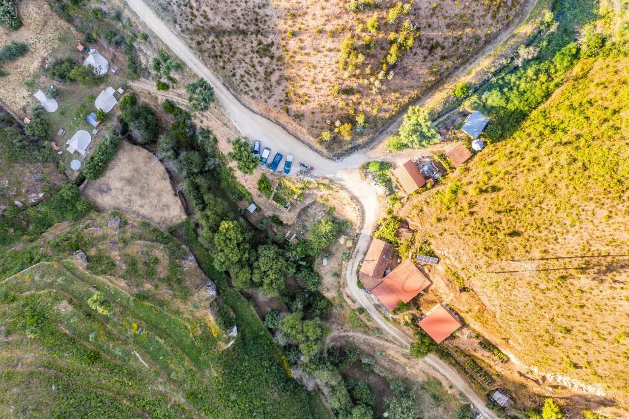 Giant Canvas Rental Tent Agro-Turismo Quinta Da Fonte Фигейро дос Виньос Екстериор снимка